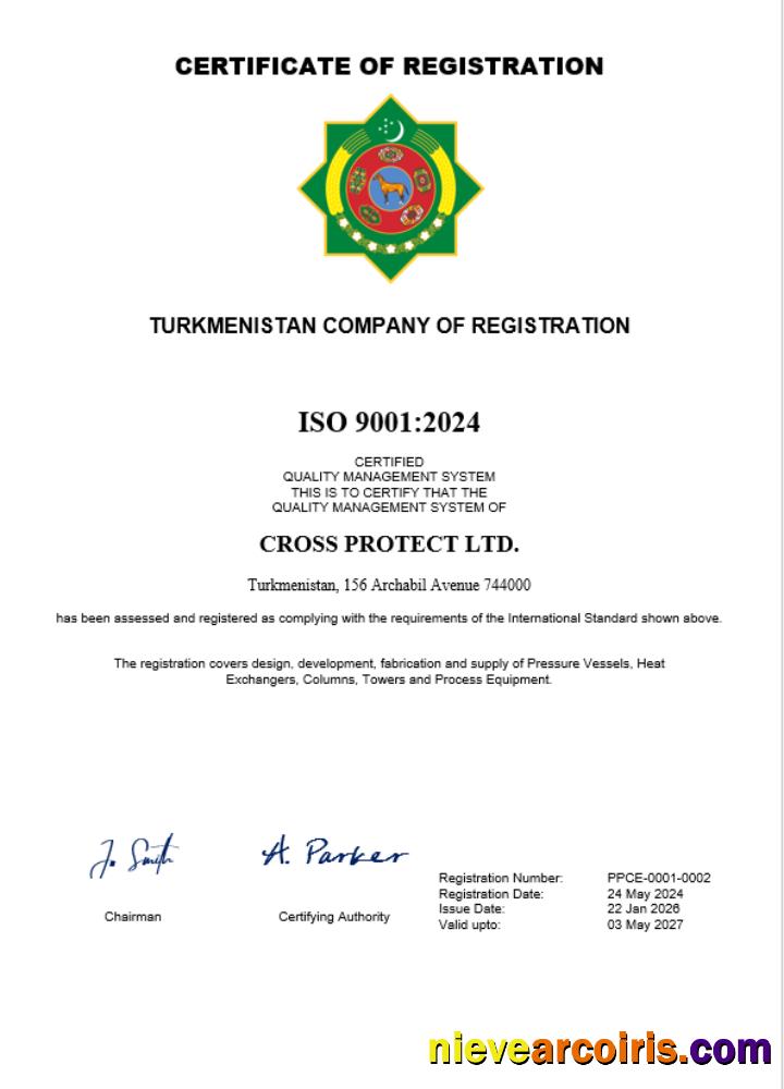 Turkmenistan business registration certificate